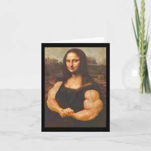 Mona Lisa Bodybuilding Muscle Gym Workout Outfits Karte
