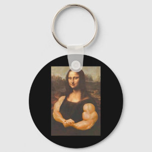 Mona Lisa Bodybuilding Muscle Gym Workout Outfits Schlüsselanhänger