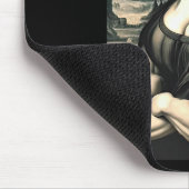 Mona Lisa Bodybuilding Parody Leonardo Da Vinci Me Mousepad (Ecke)