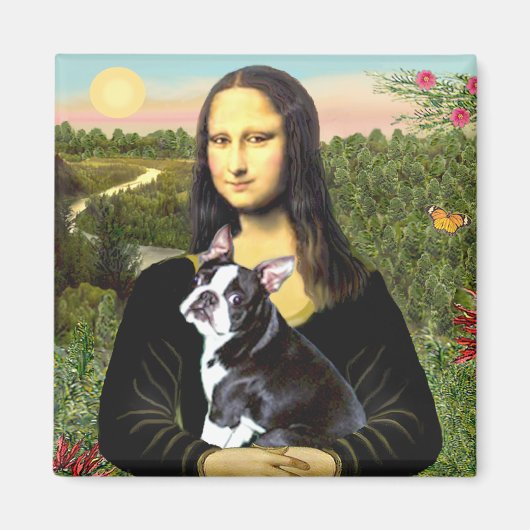 Mona Lisa - Boston T #4 Magnet (Vorne)