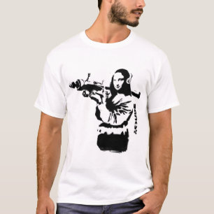Mona Lisa Bristol Banksy lustig Long Sleeve T-Shirt