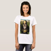 Mona Lisa - Brown Tabby Tiger cat T-Shirt (Vorne ganz)