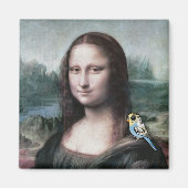 Mona Lisa & Budgies Magnet (Vorne)