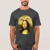 Mona Lisa Bunny Oars Ostera T-Shirt (Vorderseite)