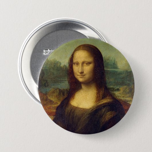 Mona Lisa Button (Vorne & Hinten)