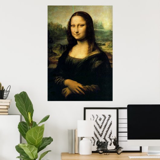 Mona Lisa by Da Vinci Poster (Heimbüro)
