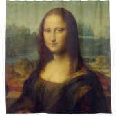 Mona Lisa By Leonardo Da Vinci Duschvorhang (Vorderseite)