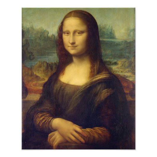 Mona Lisa By Leonardo Da Vinci Fotodruck (Vorne)
