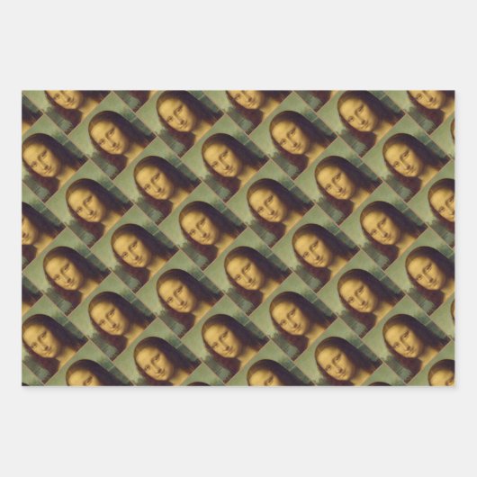 Mona Lisa by Leonardo Da Vinci Geschenkpapier Set (Vorderseite 3)
