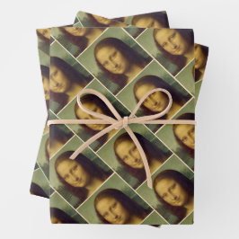 Mona Lisa by Leonardo Da Vinci Geschenkpapier Set
