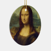 Mona Lisa by Leonardo Da Vinci Keramik Ornament (Rechts)