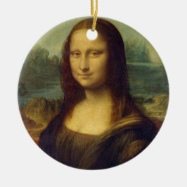 Mona Lisa by Leonardo Da Vinci Keramik Ornament