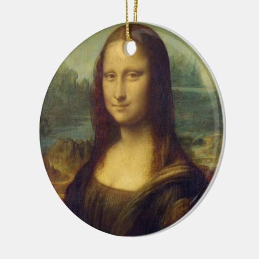 Mona Lisa by Leonardo Da Vinci Keramik Ornament (Links)