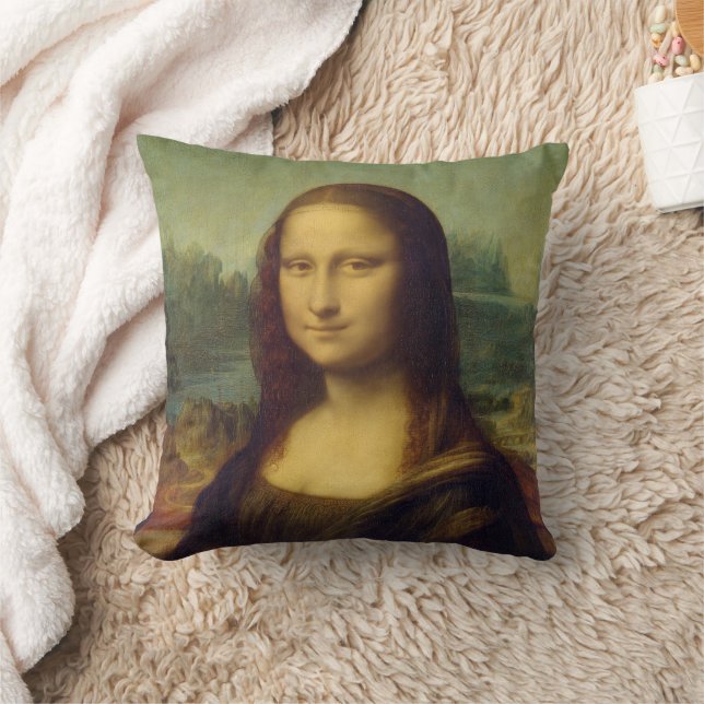 Mona Lisa By Leonardo Da Vinci Kissen (Decke)