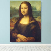 Mona Lisa By Leonardo Da Vinci Leinwanddruck (Insitu (Holzboden))