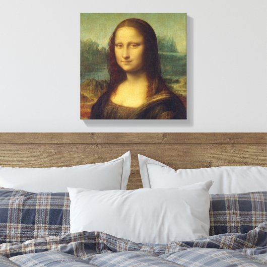 Mona Lisa By Leonardo Da Vinci Leinwanddruck (Insitu (Schlafzimmer))