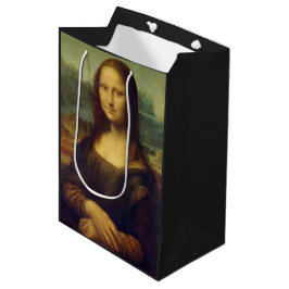 Mona Lisa by Leonardo Da Vinci Mittlere Geschenktüte