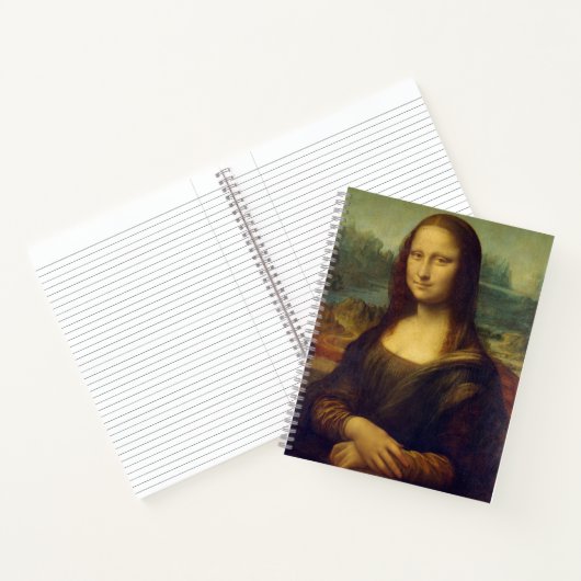 Mona Lisa by Leonardo Da Vinci Notizblock (Innenseite)