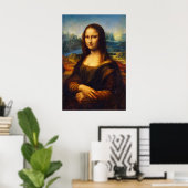 Mona Lisa by Leonardo da Vinci Poster (Heimbüro)