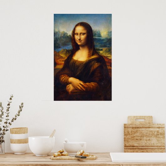 Mona Lisa by Leonardo da Vinci Poster (Küche)