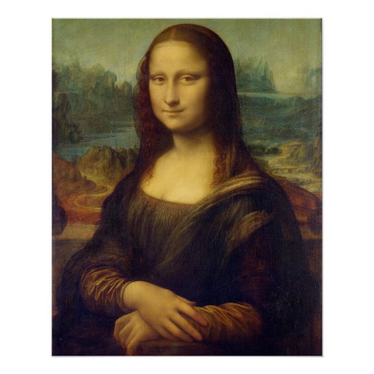 Mona Lisa By Leonardo Da Vinci Poster (Vorderseite)