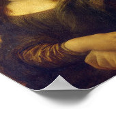 Mona Lisa By Leonardo Da Vinci Poster (Ecke)