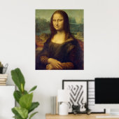 Mona Lisa by Leonardo Da Vinci Poster (Heimbüro)
