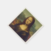 Mona Lisa by Leonardo Da Vinci Serviette (Ecke)