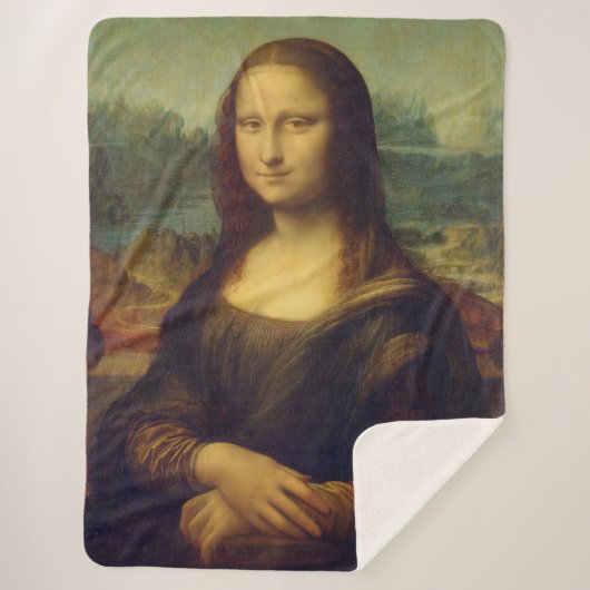 Mona Lisa By Leonardo Da Vinci Sherpadecke (Vorderseite)