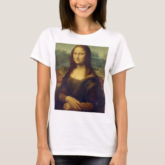 Mona Lisa By Leonardo Da Vinci T-Shirt (Vorderseite)