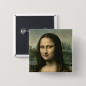 Mona Lisa, c.1503-6 Button (Vorne & Hinten)