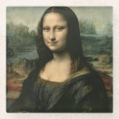 Mona Lisa, c.1503-6 Glasuntersetzer (Vorderseite)