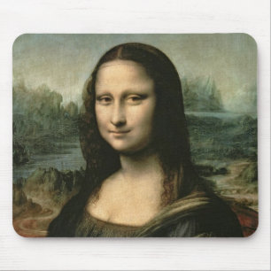 Mona Lisa, c.1503-6 (Öl auf Platte) Mousepad