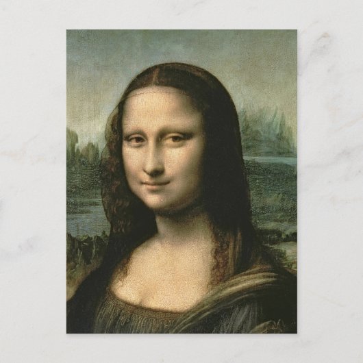 Mona Lisa, c.1503-6 Postkarte (Vorderseite)
