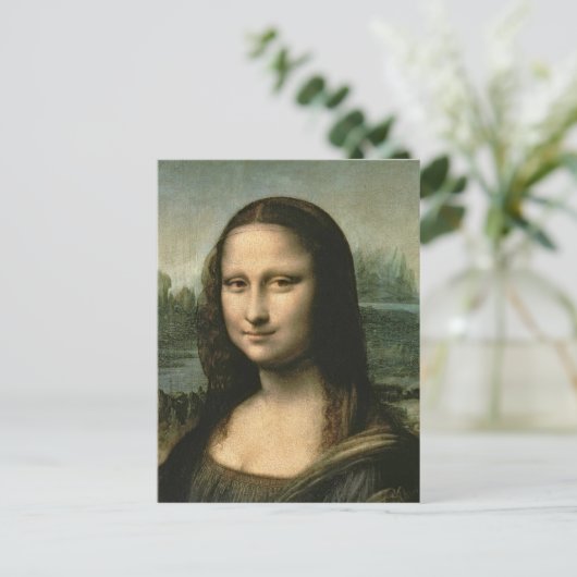 Mona Lisa, c.1503-6 Postkarte (Stehend Vorderseite)