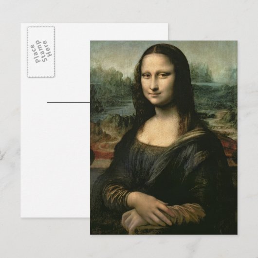 Mona Lisa, c.1503-6 Postkarte (Vorne/Hinten)