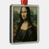 Mona Lisa, c.1503-6 Silbernes Ornament (Rechts)
