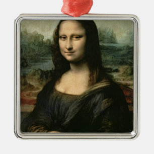 Mona Lisa, c.1503-6 Silbernes Ornament