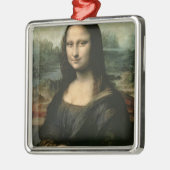 Mona Lisa, c.1503-6 Silbernes Ornament (Links)