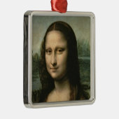 Mona Lisa, c.1503-6 Silbernes Ornament (Rechts)