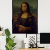 Mona Lisa Canvas Print Poster (Heimbüro)