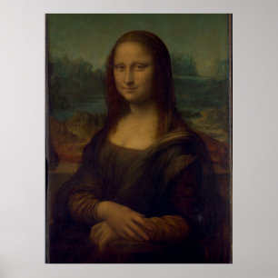 Mona Lisa Canvas Print Poster