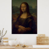 Mona Lisa Canvas Print Poster (Küche)