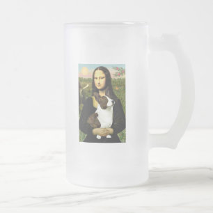 Mona Lisa - Cardigan Welsh Corgi Mattglas Bierglas
