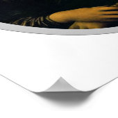 Mona Lisa Carnival Cutout Poster (Ecke)