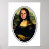 Mona Lisa Carnival Cutout Poster (Vorne)