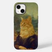 Mona Lisa Cat Case-Mate iPhone Hülle (Rückseite)