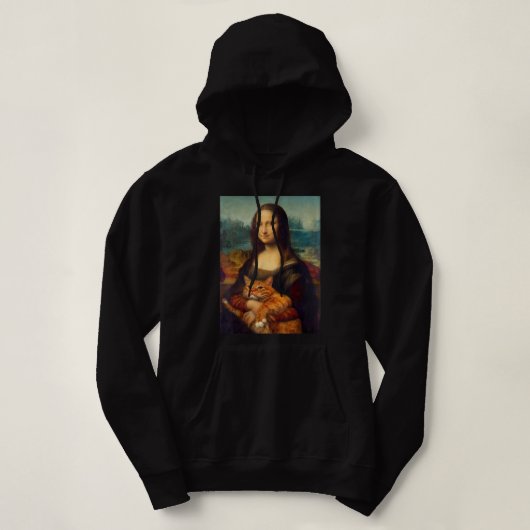 Mona Lisa + Cat T - Shirt T - Shirt (Design vorne)
