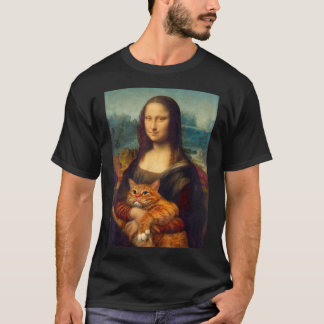 Mona Lisa + Cat T-Shirt T-Shirt
