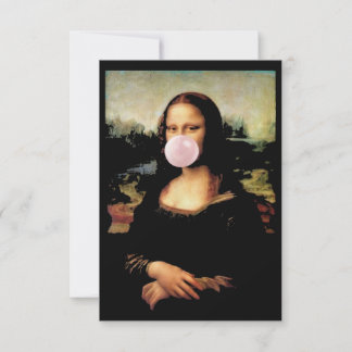 Mona Lisa Chewing Gum Karte